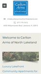 Mobile Screenshot of carltonarmsofnorthlakeland.com